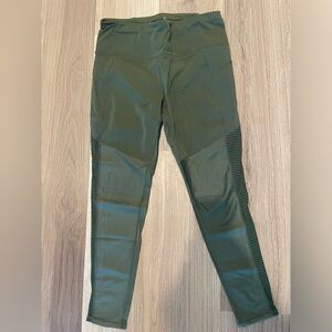 Sweaty Betty olive green workout pants